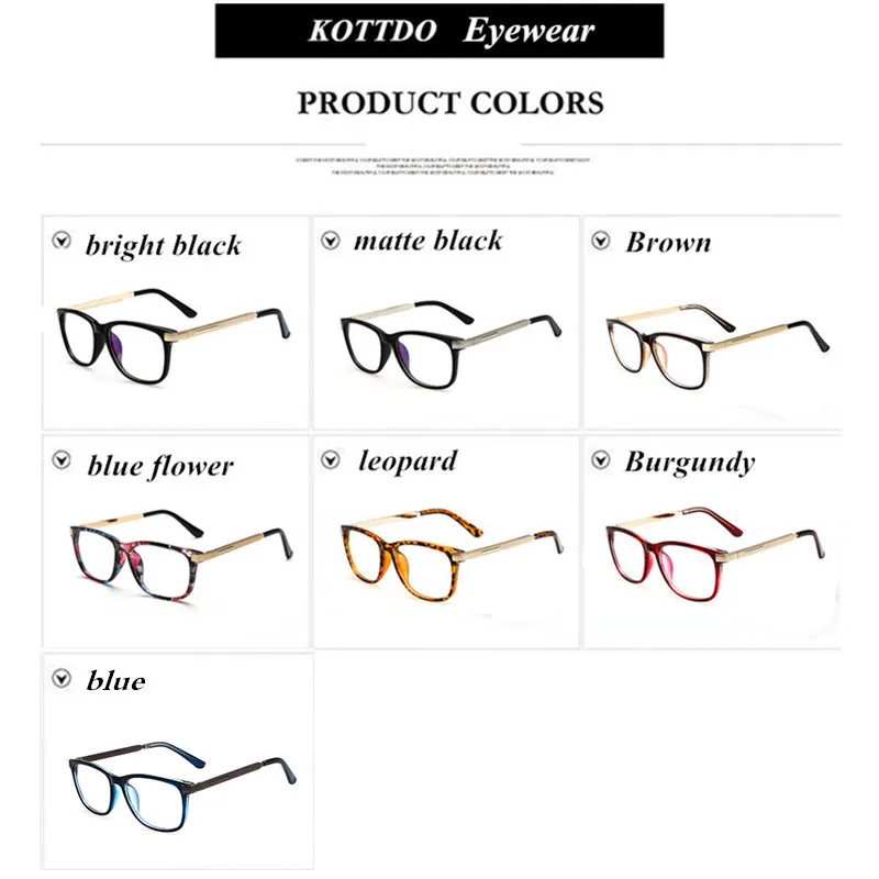 Модные металлические очки Для женщин ретро Винтаж близорукость очки с оправой для Для мужчин квадратные очки Оптические прозрачные Óculos