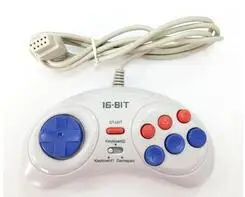 

FOR GENESIS & MEGADRIVE 6 Button Controller, GamePad with Turbo and Slow function