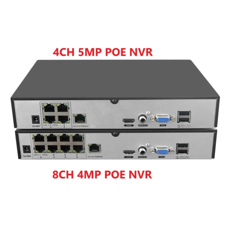 ZJUXIN H.265/H.264 POE NVR 4CH 8 каналов 48 В 802.3af ONVIF 2 0 XMEYE IEEE802.3af Active рекордер детектор