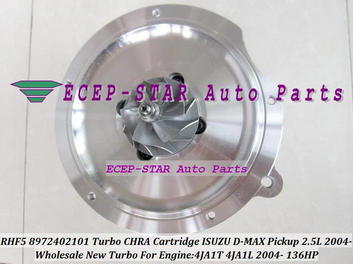 RHF5 8972402101 8973295881 8971856452 Turbo CHRA Cartridge Turbocharger Core ISUZU D-MAX Pickup 4JA1 2.5L 4JA1T 4JA1L 2004- 136HP (1)