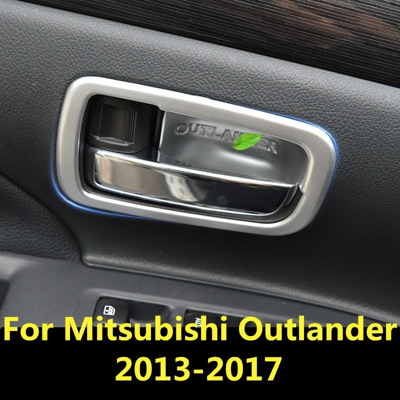Для Mitsubishi Outlander 2013-2017 автомобильный Стайлинг крышка внутренней дверной ручки