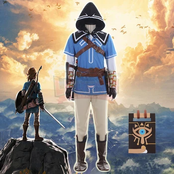

Zelda Link Cosplay adult costume Custom Made full set All size