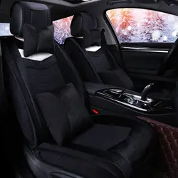 Зимний плюшевый чехол на сиденье автомобиля общая Подушка автомобильный коврик для автомобиля Стайлинг для BMW Audi Honda Toyota Ford Nissan Volkswagen hyundai Kia
