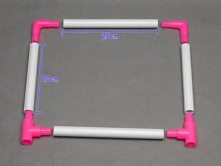 Рамка для вышивания тамбуров, практичный универсальный зажим, пластиковый держатель для вышивания крестиком, подставка, подставка, держатель для рукоделия, ручной инструмент