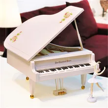 X-Big Size Swan ballet dancing piano music box music box birthday gift Creative Six songs Continuous Play