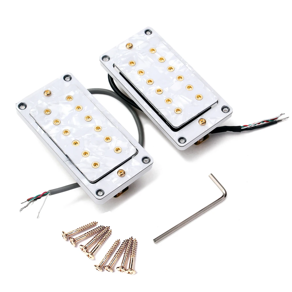Electric Guitar Humbucker Neck Bridge Pickup Mounting Screws Wrench Kit 50/52mm