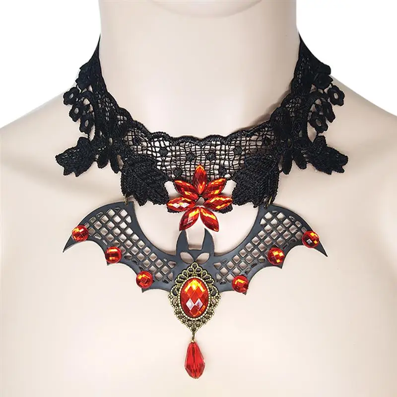 Ожерелье-чокер на Хэллоуин, креативные стразы, паутина, ожерелье для ключицы, Очаровательное ожерелье для женщин - Окраска металла: Type 4