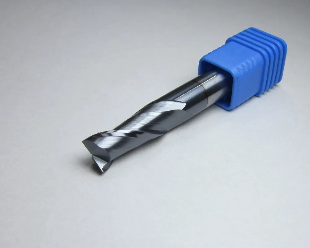 Diameter 10mm HRC45 Two 2 flutes 2F tungsten carbide end mills flat