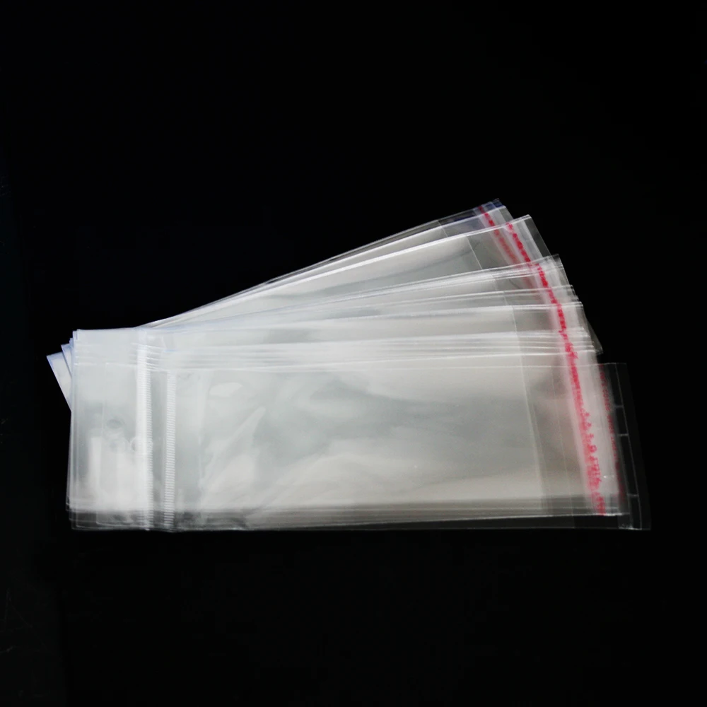100pcs Jewelry Vacuum High Quality Reclosable Plastic Poly Clear OPP Bags 20x7cm (PDC01-06CL) | Украшения и аксессуары