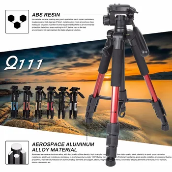 

ZOMEI Q111 Professional Portable Travel Aluminum Camera Tripod&Pan Head for SLR DSLR Digital Camera