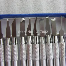 10 шт./партия, стоматологический Набор ножей для резьбы, ювелирный набор, резчик для резьбы по воску, гравюрная маркировка формовочные ножи, гравировщик в комплекте