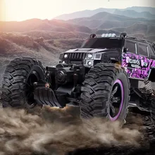 4WD Электрический Радиоуправляемый автомобиль Рок Гусеничный пульт дистанционного управления игрушечные машинки на радиоуправлении led 4x4 привод внедорожные Игрушки для мальчиков Детский подарок