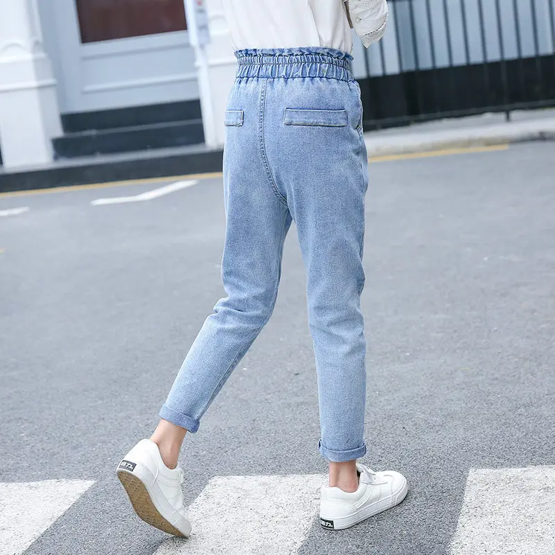 Acquisto \u003ejeans a vita alta bambina Grande vendita - OFF 65%