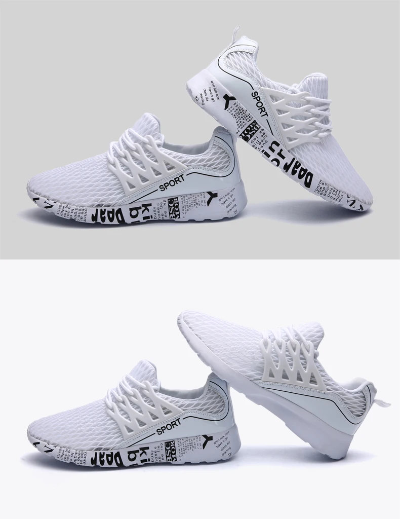 DESERT RAM Brand 2018 Fashion Shoes Men Fabric Air Mesh Casual Tenis Sneakers High Top Summer Breathable Black White Mens Shoe (12)
