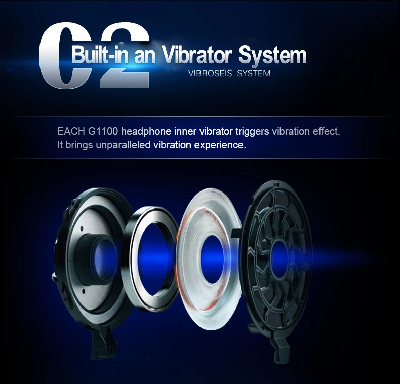 Vibration Function Professional Gaming Luminous Headphones 7