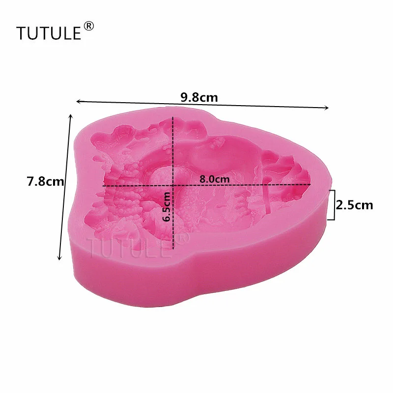 Гаджеты-Силиконовая Форма Смола форма для полимерной глины мыло восковая штукатурка глазурь шоколад Еда Череп Змея готика зомби смерти плесень