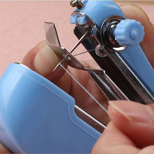 Мини ручная швейная машина простое управление швейные инструменты швейные ткани удобный инструмент для рукоделия ручная швейная машина
