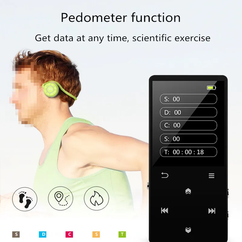 Uniscom 8 ГБ 16 bluetooth Hi Fi MP3 плеер без потерь плеера Walkman с Шагомер E Book Регистраторы fm Все