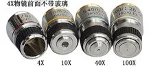 Hot Sale! Biological Microscope 185 Achromatic Objective Lens 4X, 10X, 40X, 100X 4PCS Per Set Free Shipping Dropshipping Hot Sale! Biological Microscope 185 Achromatic Objective Lens 4X, 10X, 40X, 100X 4PCS Per Set Free Shipping Dropshipping