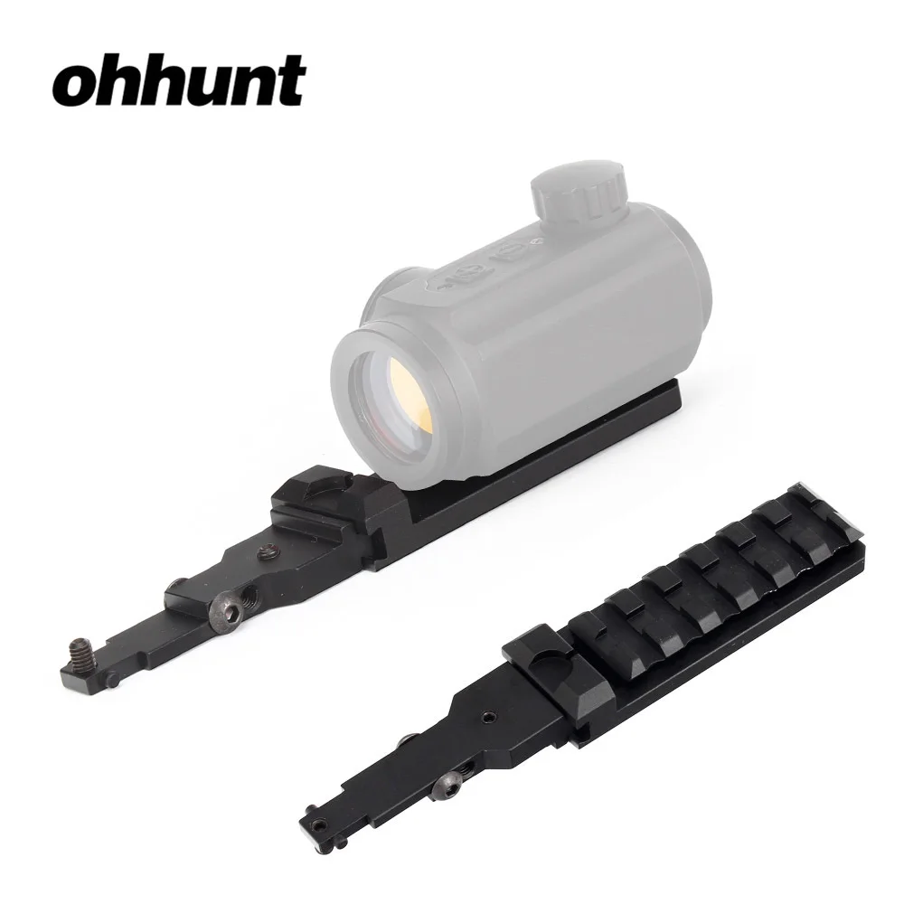 Ohhunt Красный точка зрения рейку с Стандартный сзади прицел Пикатинни основание