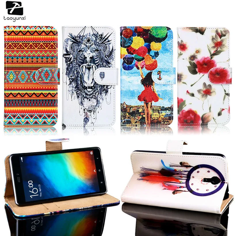 

TAOYUNXI PU Leather Phone Covers Cases For Lenovo ZUK Z1 Z1221 Card Holders Wallet Flip Housing Bag For Lenovo ZUK Z1 Case