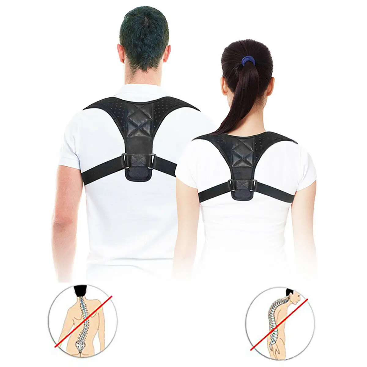 

2019 Hot Adult Children Body Wellness Posture Corrector Support Adjustable Corset Orthopedic Back Shoulder Correct Brace Belt