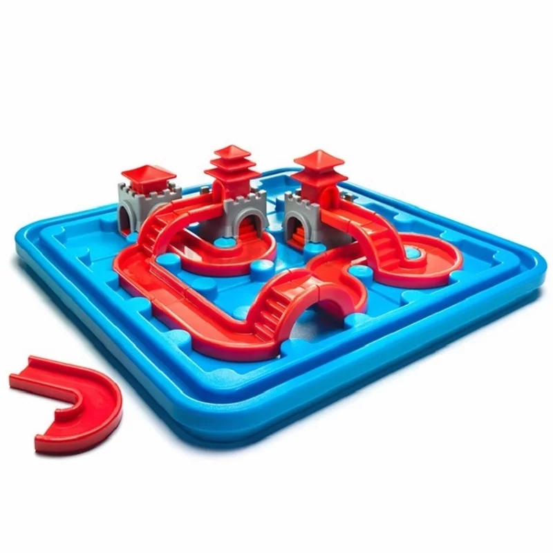 Ceny IQ zabawki dla dzieci bloki łączące 80 wyzwanie z rozwiązaniem rodzina logiczne gry myślące Jouet Enfant Intelligent