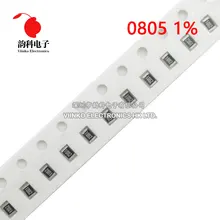 100pcs 0805 1% SMD resistor 1/8W 2.55K 2.61K 2.67K 2.7K 2.74K 2.8K 2.87K 2.94K 3K 3.01K 3.09K 3.16K 3.24K 3.3K 3.32K 3.4K ohm