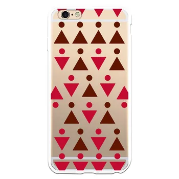 

Red WP005 Triangulos costume drawing stand case for Apple IPhone 6 Plus/6 S Plus