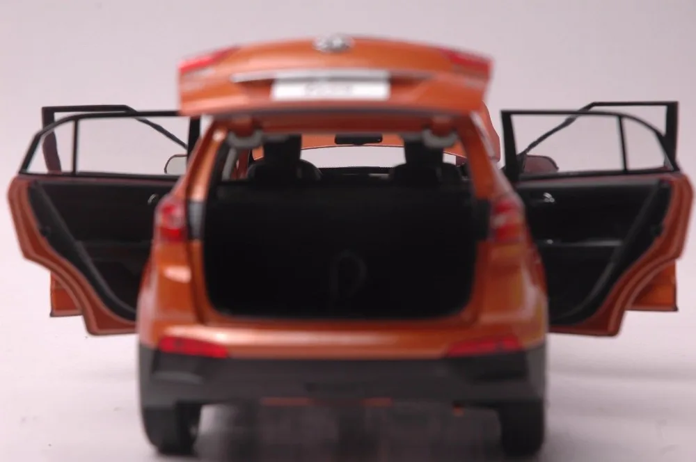 1:18 литая модель для hyundai IX25 оранжевый внедорожник игрушечный автомобиль миниатюрная Коллекция подарков IX