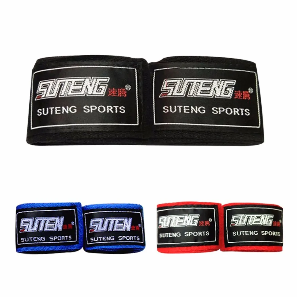 

1 Pair 2.5m Men Women Cotton Sports Strap Boxing Bandage Sanda Muay Thai MMA Taekwondo Hand Gloves Wraps Wraps Hand Band