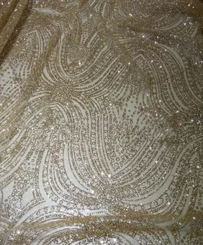 

shinning LJY-82947 african guipure lace with glitter water soluble chemical lace fabric for party dress