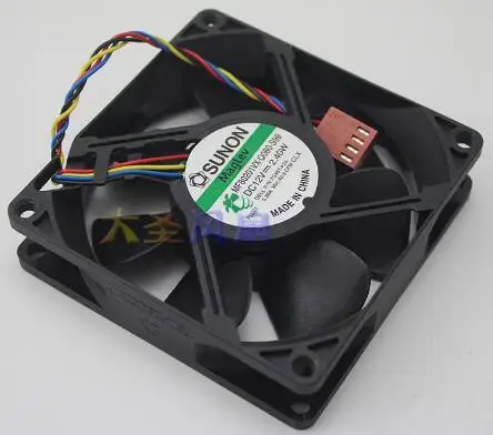 MF80201VX Q060 S99 12V 2 40 W 80*80*20 4 проводной вентилятор для отвода тепла с контролем