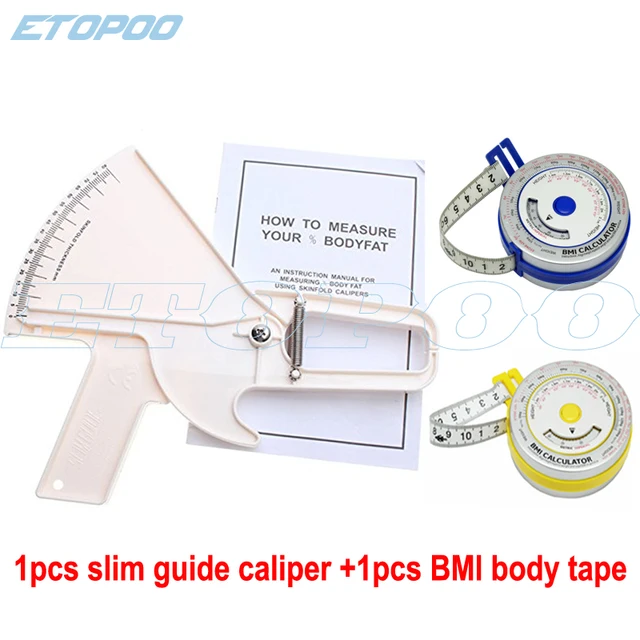 Hot sale! Body fat Caliper (skin fold caliper)+ BMI calculator (BMI