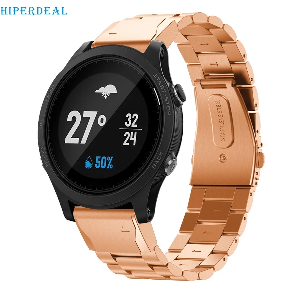 HIPERDEAL браслет из нержавеющей стали быстрая замена ремешок для Garmin Forerunner 935 Модные Смарт-часы для фитнеса ремешок# M