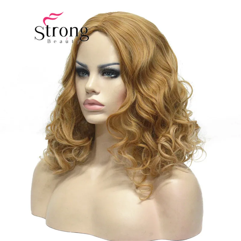 StrongBeauty короткий черный/коричневый Омбре Боб, боковая часть, без челки полный синтетический парик выбор цвета