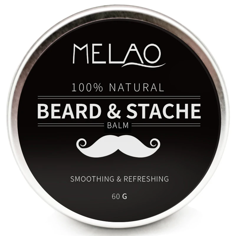 Горячая Распродажа MELAO Бальзам для бороды с аргановым маслом и маслом манго, натуральный воск для бороды для средства ухода за бородой и бальзам для укладки
