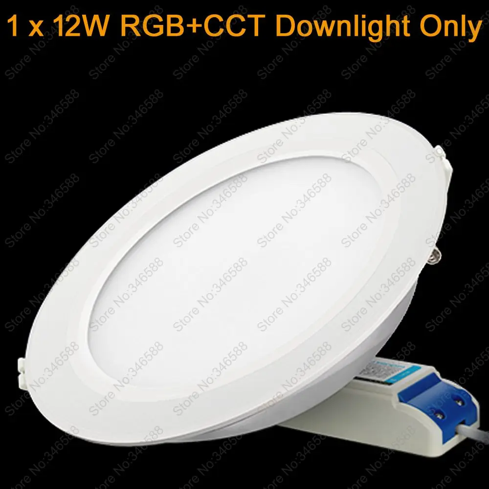 4x Mi. свет 12 Вт RGB+ CCT с LED Driver AC85-260V FUT066+ 1x Wi-Fi iBox1 сигнальная лампа+ 1x2,4G Беспроводной RF 4 зоны сенсорный пульт дистанционного управления