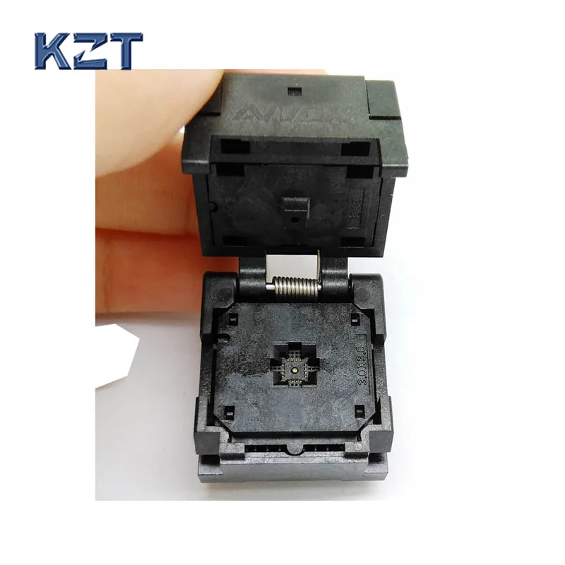 

QFN16 MLF16 Burn in Socket IC Test Socket IC550-0164-005-G Pitch 0.5mm Chip Size 3*3 Flash Adapter Clamshell Programming Socket