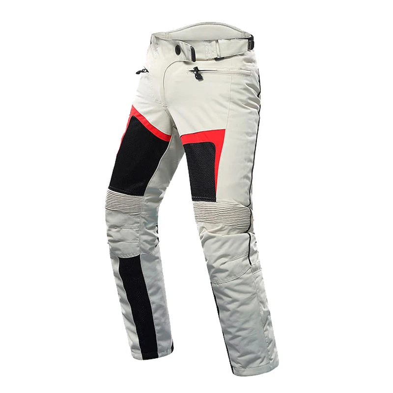 DUHAN Men Motorcycle Racing Suit Summer Jacket Pants Mesh Motocross Gear Riding Clothes Male With CE Approve Protectors