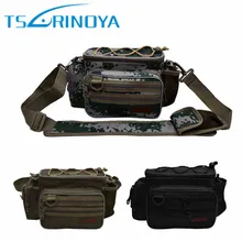 Tsurinoya 30x17x15 см водонепроницаемая рыболовная Сумка Многофункциональная крышка для рыболовных снастей холщовая приманка сумка Bolsa De Pesca Sac De Peche