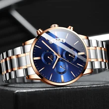 Uhren Uhr Männer Mode Sport Quarz Uhr Herren Uhren Chronograph high-end Business Wasserdichte Uhr Relogio Masculino