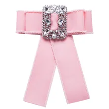 Новые милые блестящие галстуки-бабочки с кристаллами, женские корсажные однотонные тканевые ленты Fabirc, галстук-бабочка, женское платье, блузка, рубашка Duftgold