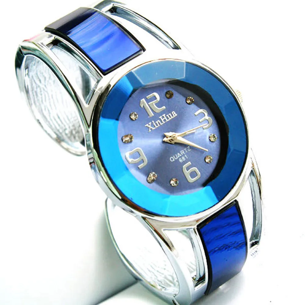 

Hot Fashion Steel Strip Bracelet Watch Luxury Rhinestone Digital Women Watch Brand Ladies Quartz WristWatch Clock Reloj Mujer 45