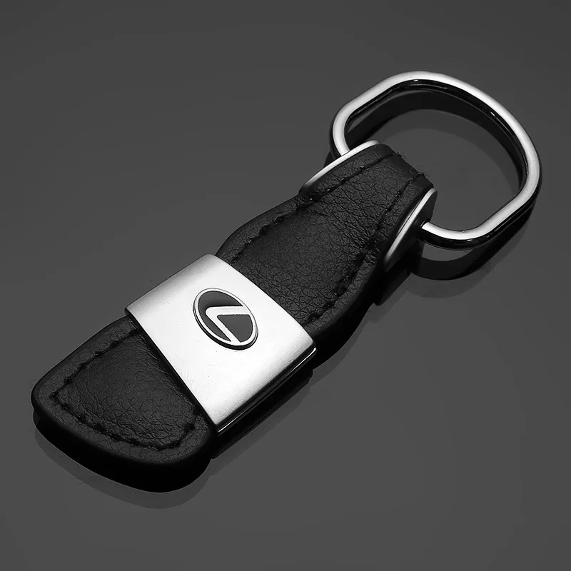 

Genuine Leather AUTO Key Chain,Luxury Premium Cowhide,Car Logo Keyring Keychain Key fob For Lexus