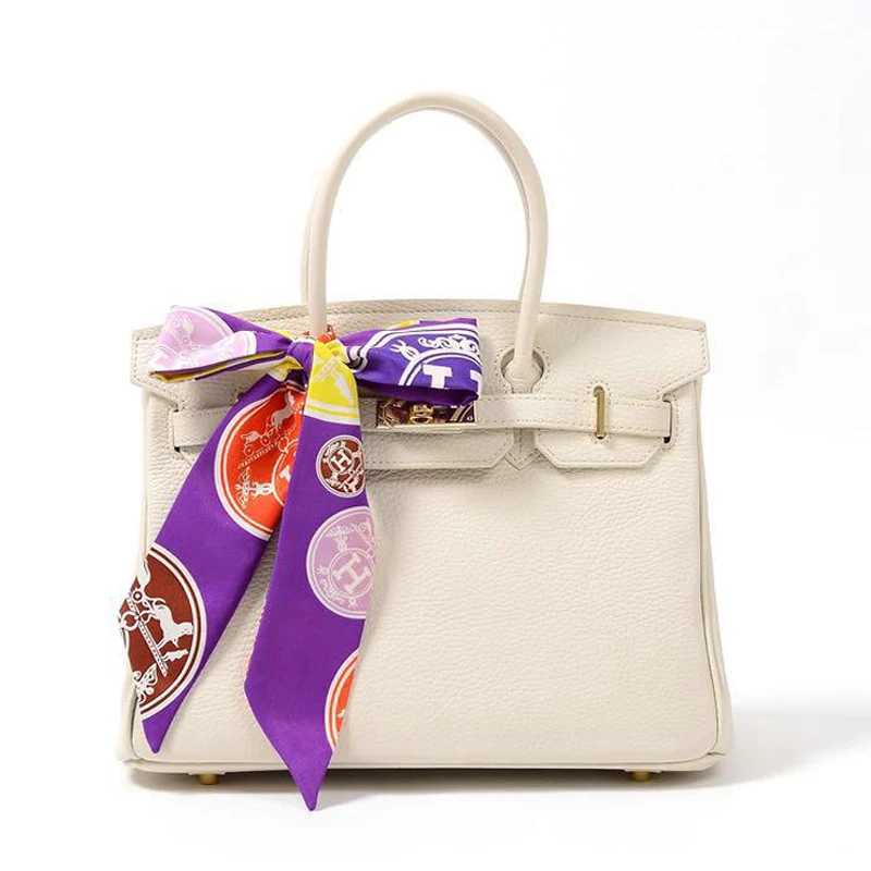 Handle Bag Decoration Ribbons Luxury Silk Twill Scarves for Women ornament Handbags Hanging Wrap Multi-function Scarf