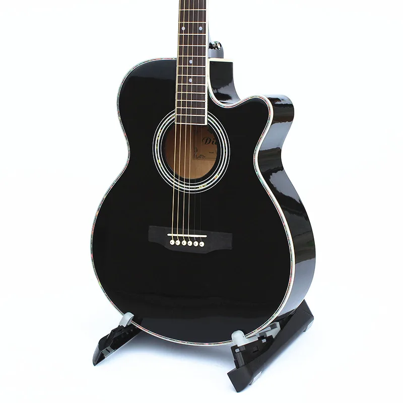DIDUO 40 Inch Acoustic Folk 6 String Guitar for Beginners