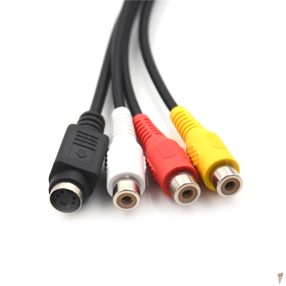 1 шт. видео кабель для ноутбука ПК HDTV разъем VGA папа к S Video 3 RCA Джек Женский