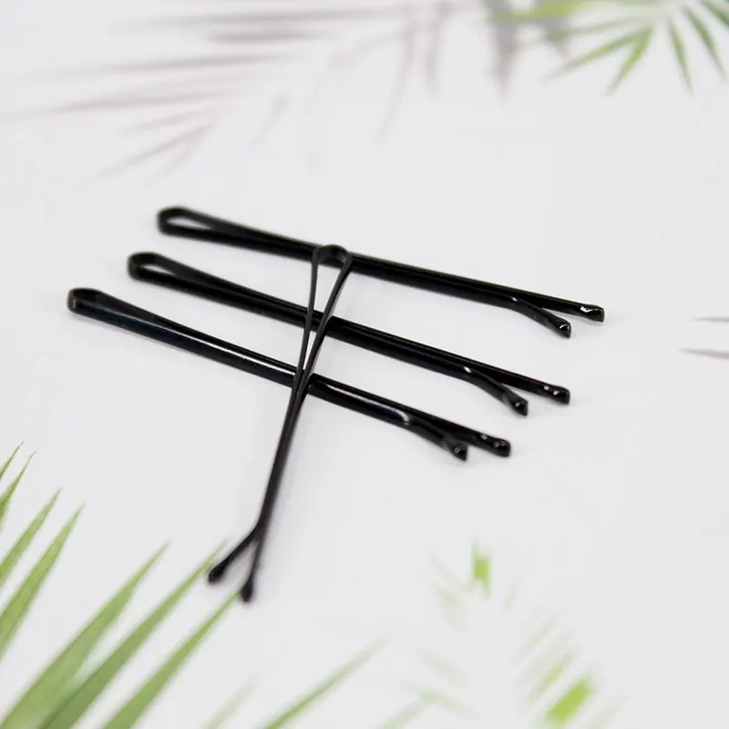 A5F2 Women Flat Clips Snap Barrette Pins Clamps Rhodium Hairpin Hair Accessories