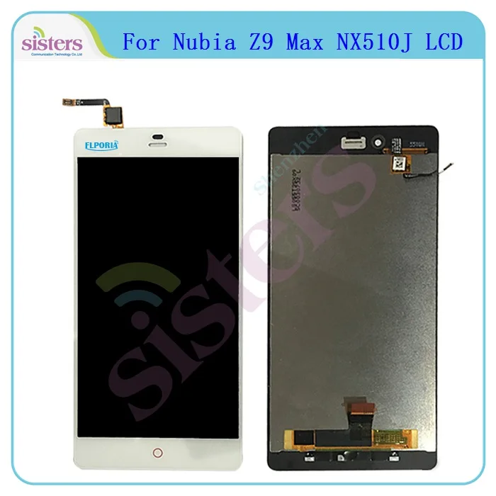 Запасные части для сенсорного экрана ZTE Nubia Z9 Max NX510J|lcd display touch screen|touch screen digitizerdisplay